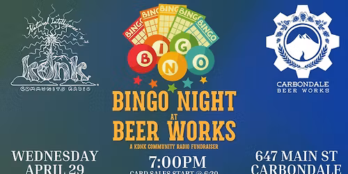 Bingo at Carbondale Beer Works