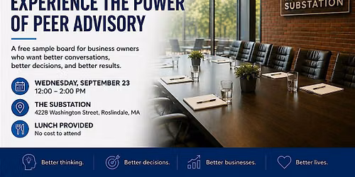 A Free TAB Boston East Power Lunch for CEOs and Business Owners