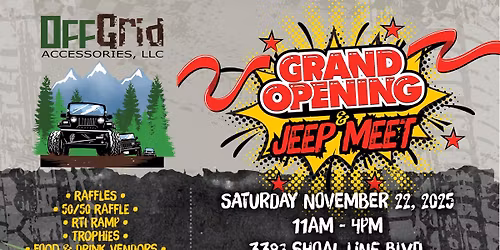 Grand Opening and Jeep Meet