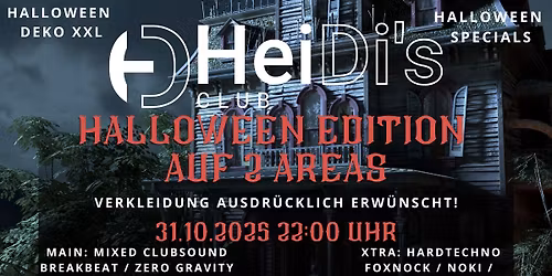 HeiDi\u00b4s Halloween Edition auf 2 Areas