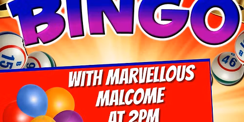 Bingo every Monday at 2pm