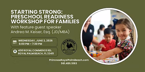 Starting Strong: Preschool Readiness Workshop for Families