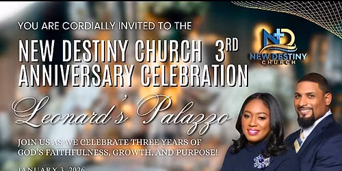 New Destiny Church 3rd Anniversary 