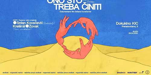 Dokukino Eter: Sr\u0111an Kova\u010devi\u0107 \u2013 Ono \u0161to treba \u010diniti