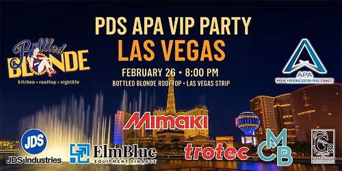 APA PDS VIP Event at Bottled Blonde Vegas Strip!