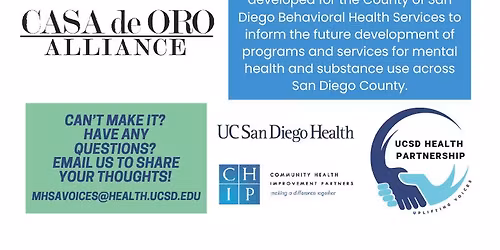 Listening Session About Mental Health Needs in Casa de Oro