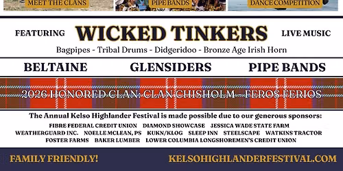 44th Annual Kelso Highlander Festival & Scottish Games