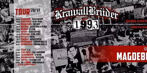 KrawallBr\u00fcder \/\/ "1993" Tour \/\/ Magdeburg Factory