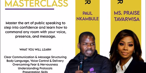 PUBLIC SPEAKING MASTERCLASS