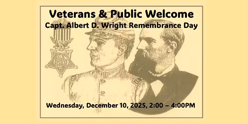 Capt. Albert D. Wright Remembrance Day