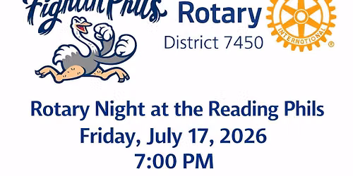 Rotary Night at the Reading Phillies