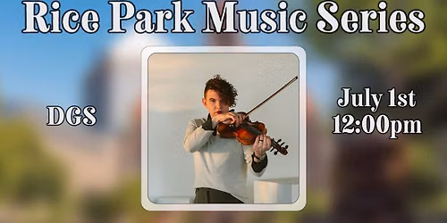 Rice Park Music Series 2026: DGS