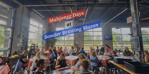 Free Mahjong Open Play at Sonder Brewing Mason