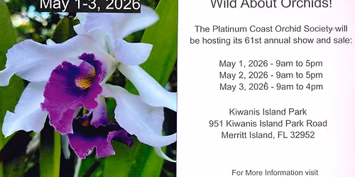 Platinum Coast Orchid Society 2026 Show and Sale