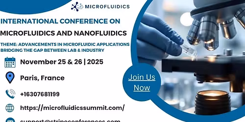 Microfluidics and Nanofluidics Conferences 2025