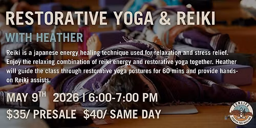 Restorative Yoga and Reiki