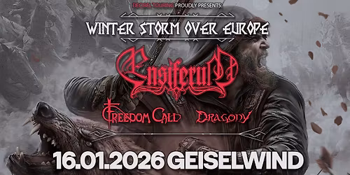 Ensiferum \u2022 Winterstorm Over Europe \u2022 16.01.2026 Geiselwind