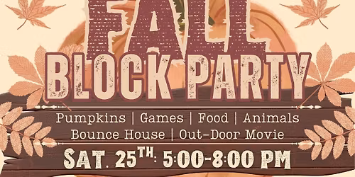 Fall Block Party: Garland Family Weekend Fun