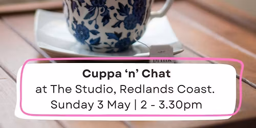 Cuppa with Ange at The Studio - Sunday 3 May 2026
