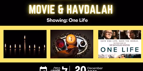 Menorah, Havdalah and Movie Night