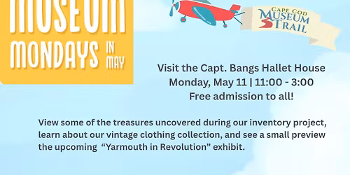 Museum Mondays in May : Visit the Bangs Hallet House