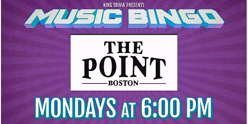 Music Bingo at The Point