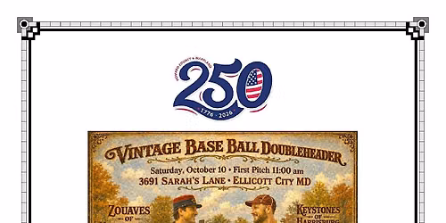 Vintage Baseball Doubleheader