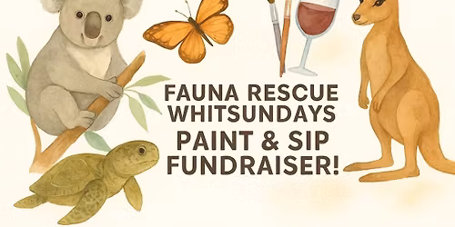 \ud83c\udfa8\ud83e\udd98 Wildlife Paint & Sip Fundraiser \ud83e\udd85\ud83c\udfa8