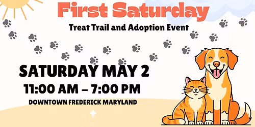 May First Saturday Treat Trail and Pet Rescue Day