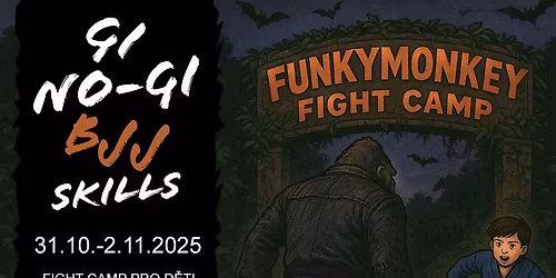 BJJ KEMP pro d\u011bti FUNKY MONKEY FIGHT CAMP