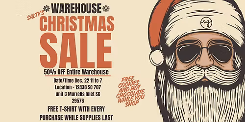 Salty's Christmas Warehouse Sale