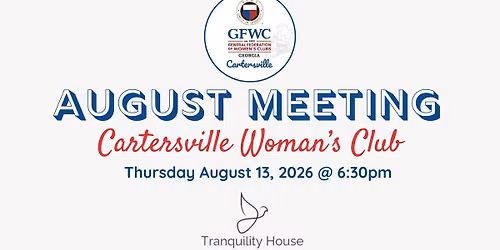 August Meeting of the Cartersville Woman's Club 
