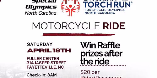 Special Olympics Motorcycle Ride
