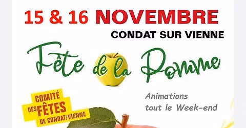 F\u00eate de la Pomme - Condat sur Vienne (87) - 15 Novembre