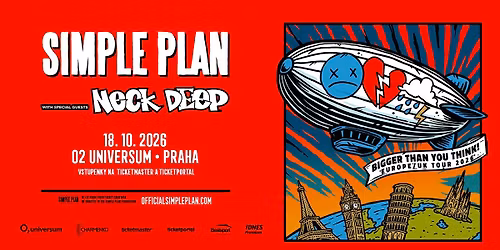 Simple Plan (CA) + special guest: Neck Deep - Prague
