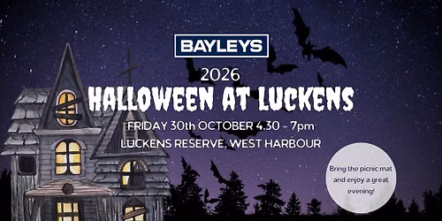 Halloween at Luckens Reserve 2026