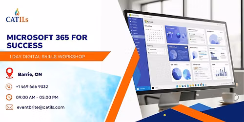 Microsoft 365 for Success: 1 Day Digital Skills Workshop in Barrie, ON