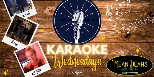 Karaoke Wednesdays \u2022 Great Food, Cocktails & Fun! *Dec 3rd date moved to Dec 1st.