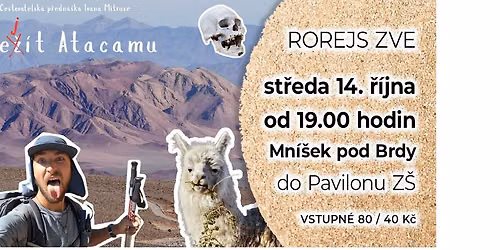 Cestopisn\u00e1 p\u0159edn\u00e1\u0161ka: Ivan Mitrus - P\u0159ej\u00edt Atacamu