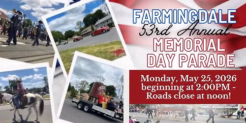 Farmingdale Memorial Day Parade 2026