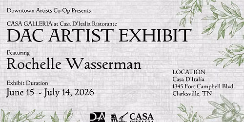 Rochelle Wasserman Exhibit @ Casa D'Italia