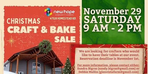 Christmas Craft & Bake Sale