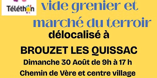 VIDE GRENIER & MARCHÉ DU TERROIR