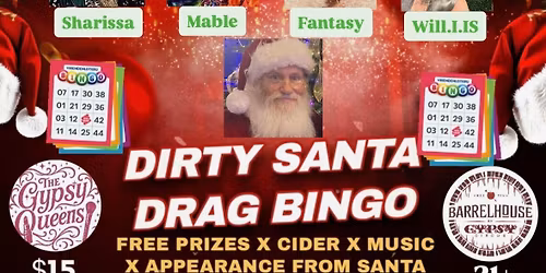 Dirty Santa Drag Bingo