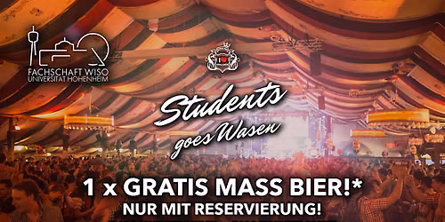 Students goes Wasen - So. 04.10.26 @ Wasenwirt