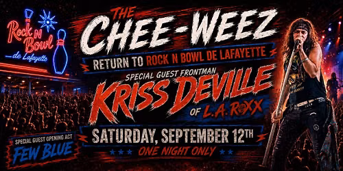 Rock n Bowl de Lafayette - With Special Guest KRISS DEVILLE of L.A. ROXX!
