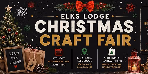 Elks Lodge Christmas Craft Fair