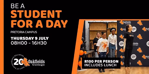 Be A Student For A Day Pretoria Campus