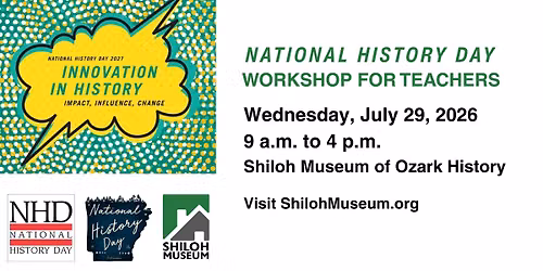National History Day Workshop for Teachers
