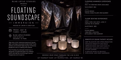Floating SoundScape Immersion